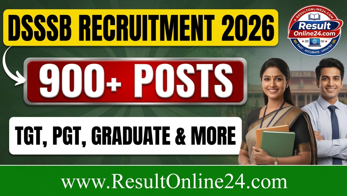 DSSSB Apply Online 2026