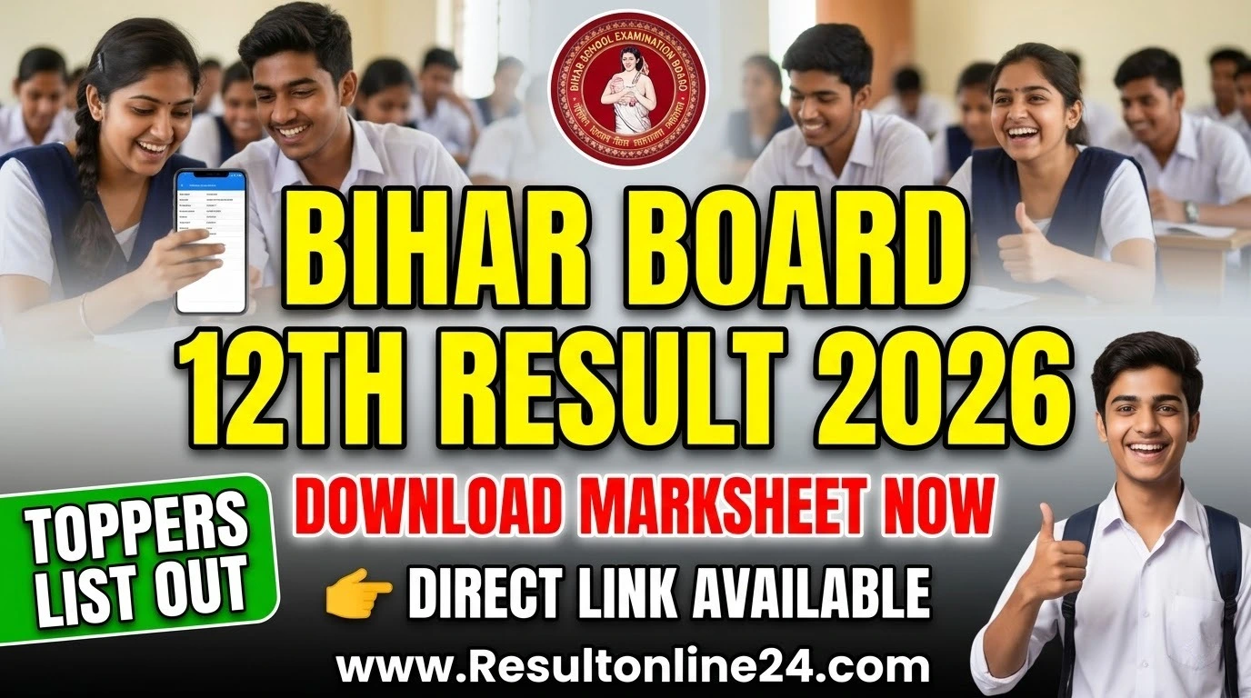 Bihar Board Class 12 Result 2026