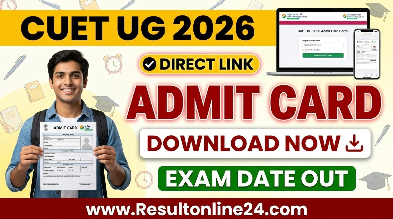 Download NTA CUET UG Admit Card 2026 from cuet.nta.nic.in